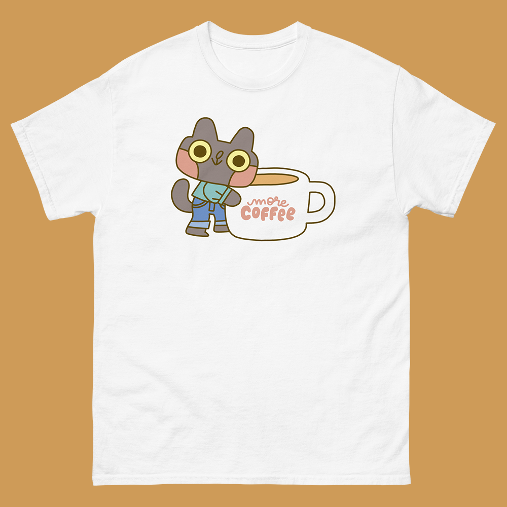 More Coffee Cat T-Shirt